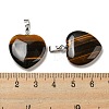 Natural Tiger Eye Pendants G-G956-B71-FF-3