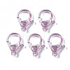 Transparent Acrylic Lobster Claw Clasps TACR-T023-01A-03-1