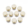 Alloy Enamel Beads ENAM-N052-006-01O-RS-1