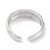 304 Stainless Steel Open Cuff Ring for Women RJEW-C099-01P-3
