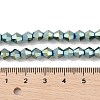 Electroplate Glass Bead Strands EGLA-Q078-6mm-80-2