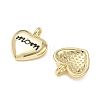Mother's Day Brass Enamel Pendants KK-CBA9234-06G-02-2