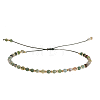 Natural Moss Agate Beads Braided Bead Bracelets for Women AI9762-12-1
