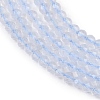 Natural Blue Chalcedony Beads G-P618-3mm-02-4