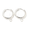 201 Stainless Steel Huggie Hoop Earring Findings STAS-P283-01Z-S-1