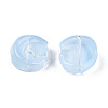 Transparent Spray Painted Glass Beads GLAA-N035-036-C11-1