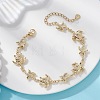 304 Stainless Steel Link Chain Bracelates for Women BJEW-JB13688-1
