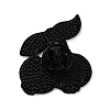 Black Alloy Brooches JEWB-C032-10EB-2