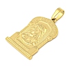 Ion Plating(IP) 304 Stainless Steel Pendants STAS-B071-02D-04G-2