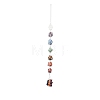 7 Chakra Gemstone Hanging Decorations HJEW-JM00805-04-1