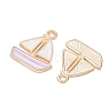 Alloy Enamel Pendants AL-CBAE435-15G-02-2