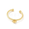 Brass Open Cuff Ring Settings LS-KK-G518-04G-02-2