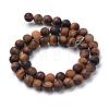 Natural Tiger Eye Round Bead Strands G-T055-4mm-04-2