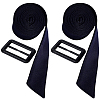 2Pcs Tie a Knot Polyester Waist Belt with Plastic Buckle AJEW-GF0014-53A-7