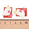 Medical Theme Alloy Enamel Pendants AL-CBA2919-03G-09C-3