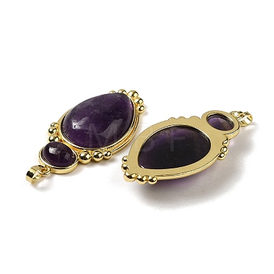 Natural Amethyst Pendants G-C096-04G-06-1