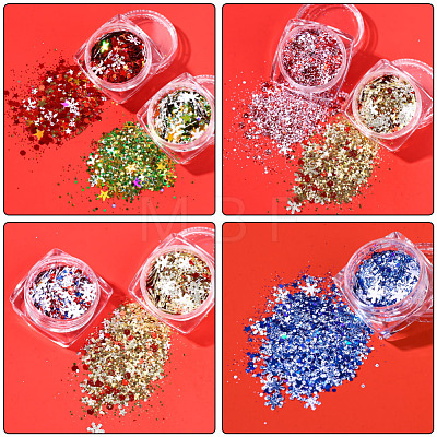 12 Colors Shining Nail Art Decoration Accessories for Christmas MRMJ-R091-22-1
