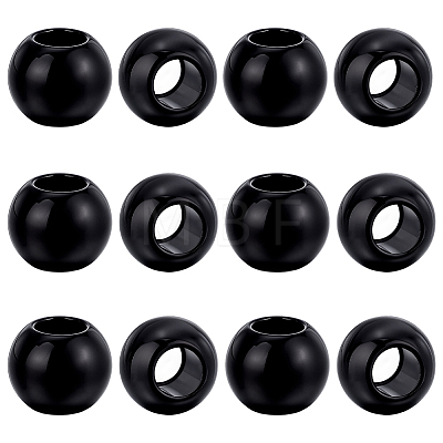 12Pcs 304 Stainless Steel European Beads OPDL-PH0001-06B-1