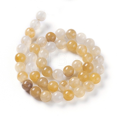 Natural Jade Beads Strands G-F615-8mm-1