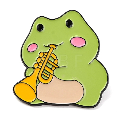 Cartoon Frog Enamel Pins JEWB-S033-02D-1