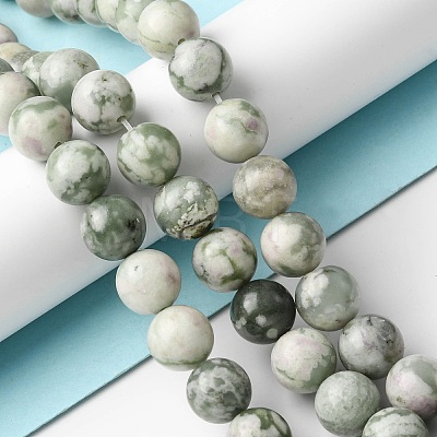 Natural Peace Jade Beads Strands G-E598-04A-1