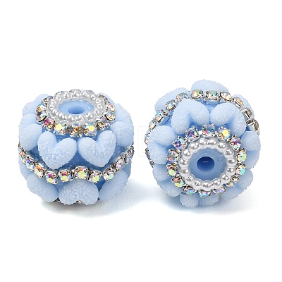 Rwsin & Acrylic & ABS Imitation Pearl Beads RE-CBA1913-03G-1