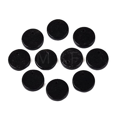 Natural Obsidian Pendants G-Q606-41A-1