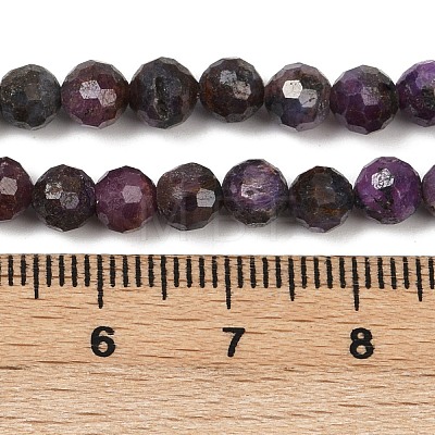 Natural Ruby Beads Strands G-B121-A01-01A-1