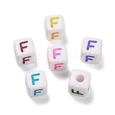 Opaque Acrylic Beads OACR-I022-01F-1