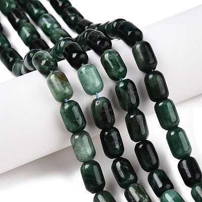 Natural Fuchsite Beads Strands G-G980-34B-1