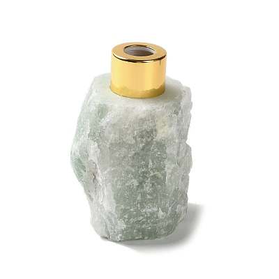 Raw Natural Green Aventurine Perfume Bottle G-B131-03A-1