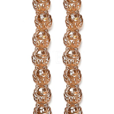 Electroplate Glass Bead Strands EGLA-H110-01PL-02-1