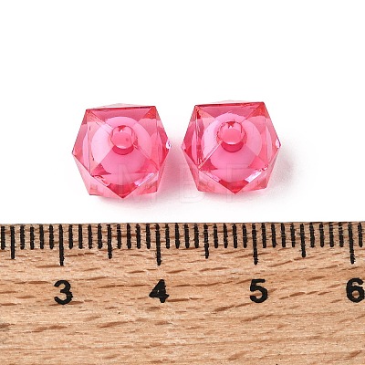 Transparent Acrylic Beads TACR-S112-10mm-18-1
