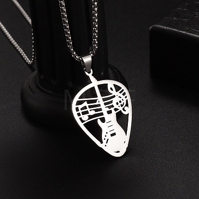 304 Stainless Steel Pendant Necklaces PW-WG49780-01-1