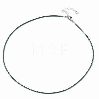 Waxed Cotton Cord Necklace Making MAK-S032-1.5mm-B03-1