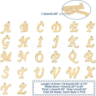 304 Stainless Steel Pendants STAS-UN0012-74G-1