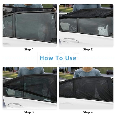 Universal Car Rear Side Window Sunshades DIY-WH0121-42-1