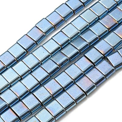 Electroplated Non-magnetic Synthetic Hematite Beads Strands G-C106-B02-03B-1
