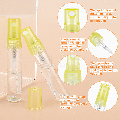 Transparent Glass Spray Bottles Sets DIY-BC0006-28B-1