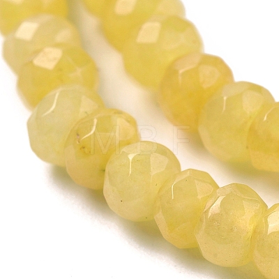 Dyed Natural Malaysia Jade Rondelle Beads Strands G-E316-2x4mm-47-1