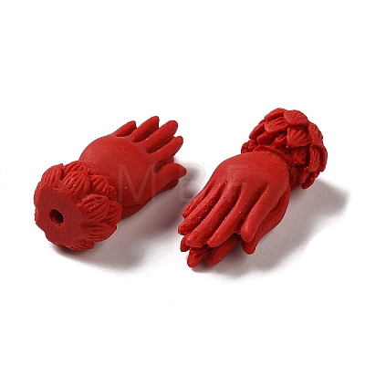 Dyed Buddha's Hand Synthetic Coral Beads CORA-O004-05A-1