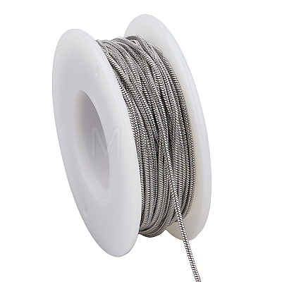 10M 304 Stainless Steel Round Snake Chains CHS-HS0001-01A-1