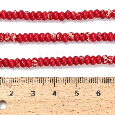 Synthetic Imperial Jasper Beads Strands G-L635-A09-4x2mm-01-1