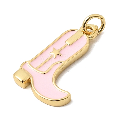 Brass Enamel Pendants KK-A296-51G-05-1