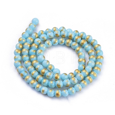 Natural Mashan Jade Beads Strands G-P232-01-J-4mm-1