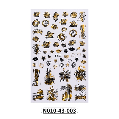Nail Art Stickers MRMJ-N010-43-003-1