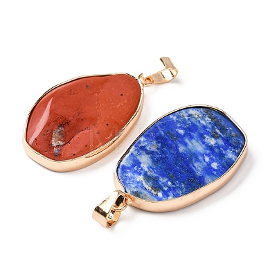 Natural Mixed Gemstone Pendants G-H331-03G-1