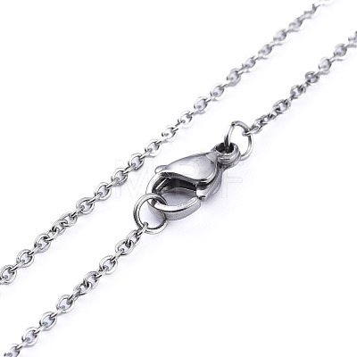 Non-Tarnish (Jewelry Parties Factory Sale)304 Stainless Steel Pendant Necklaces NJEW-JN02887-03-1