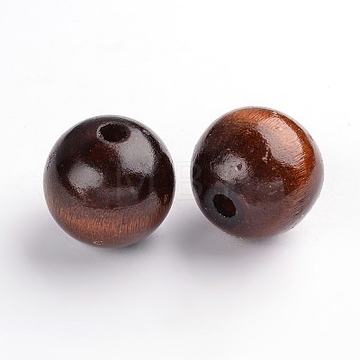Natural Wood Beads X-TB25MMY-6-1