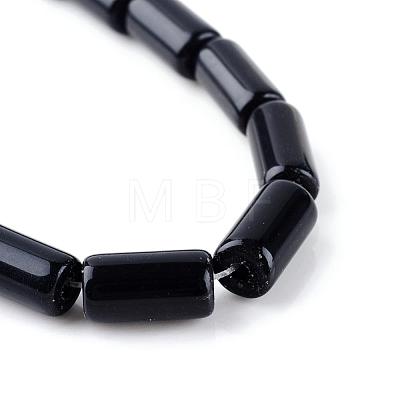 Natural Obsidian Bead Strands G-R356-55-1